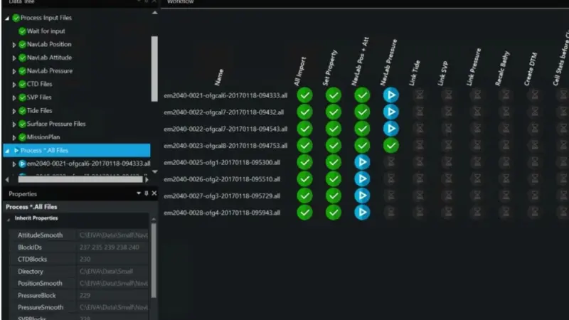 EIVA's configurable NaviSuite Workflow Manager automates the small steps data processers usually go through