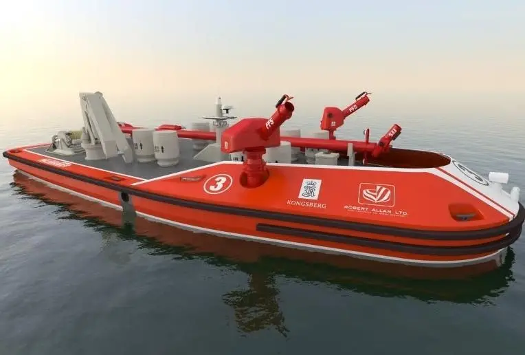 RALamander 2000, will be equipped with FiFi1 capability with a total pumping capacity of 2400m3/hr with optional foam