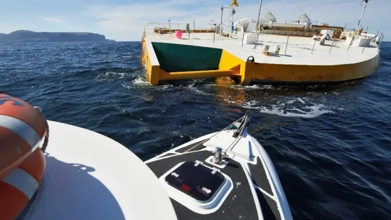 Wello Penguin in testing off Orkney (Photo: Wello)