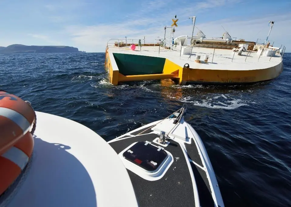 Wello Penguin in testing off Orkney (Photo: Wello)