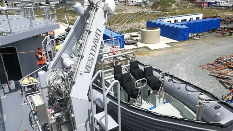 The PLAR-4000 unit from Vestdavit will provide one the Royal New Zealand Navy’s key training tools