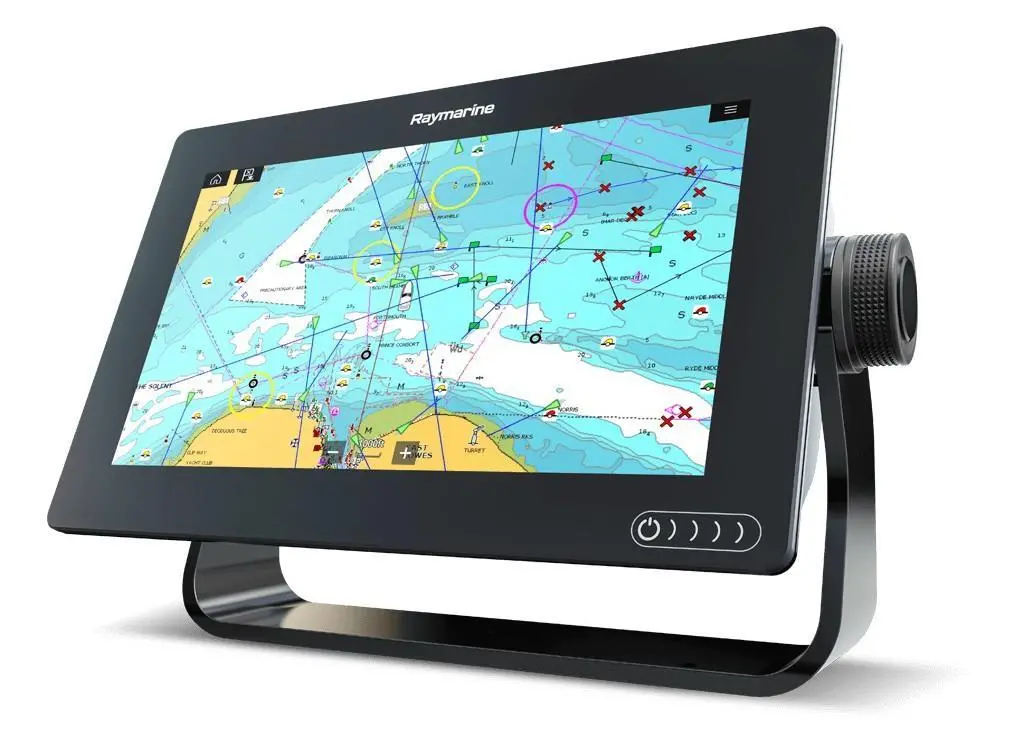 The popular navigation communication system mazu and mSeries now works with Raymarine Axiom MFDs