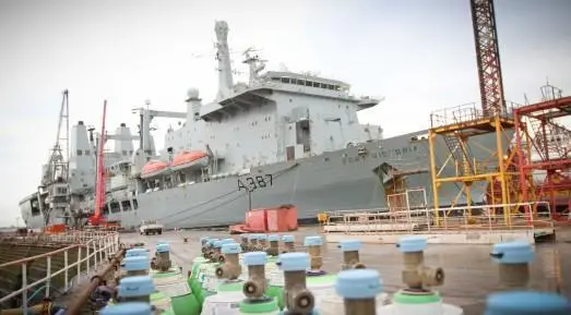 H2NA took on the complete ship stability analysis and documentation updates for the recently £49.5m refit of RFA Fort Victoria at Cammell Laird. Photo: CL