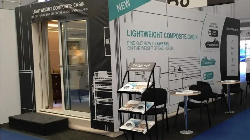 The Lightweight Composite Cabin attracted significant interest at SMM