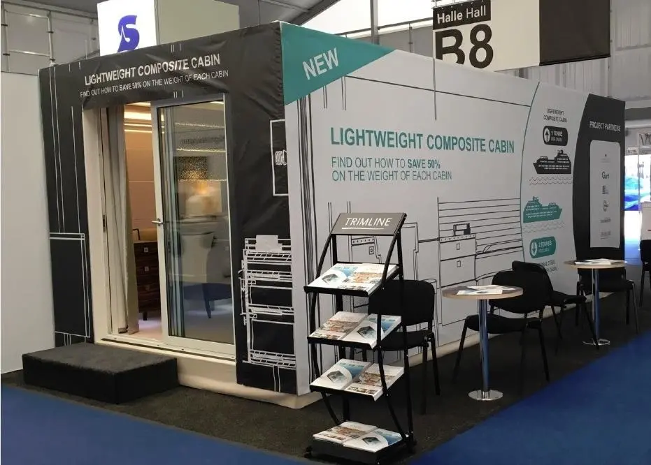 The Lightweight Composite Cabin attracted significant interest at SMM