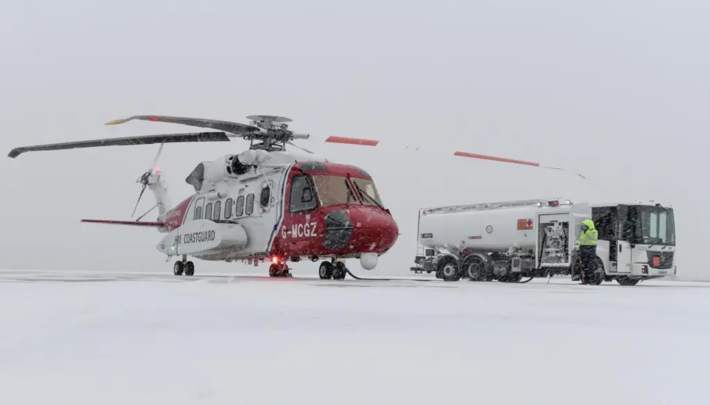 HM Coastguard Air Search and Rescue is operated by Bristow Helicopters Limited