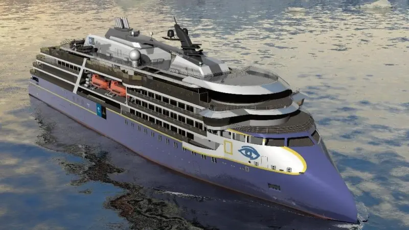 The vessel has been dubbed “the world’s foremost expedition ship”
