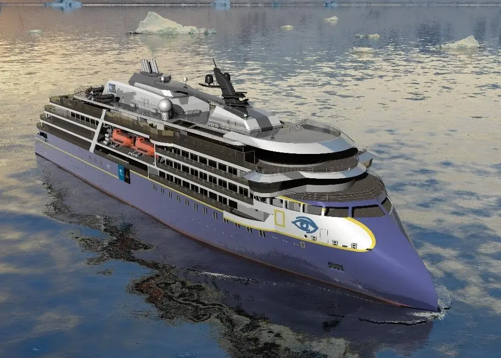 The vessel has been dubbed “the world’s foremost expedition ship”
