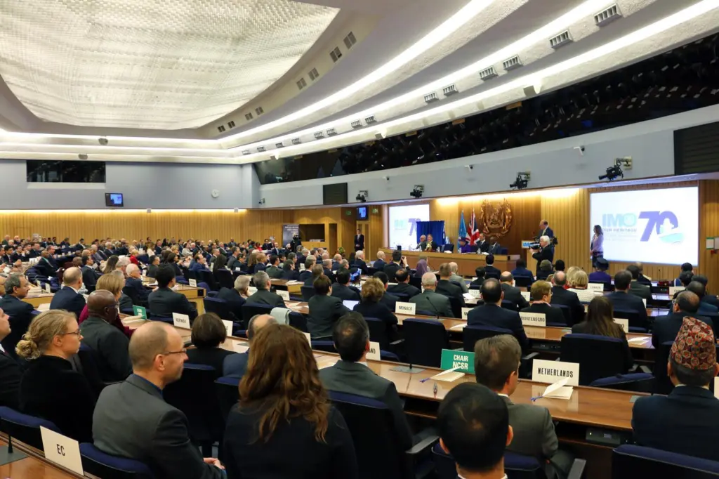 Her Majesty Queen Elizabeth II has helped celebrate the IMO's 70th anniversary at its HQ in London