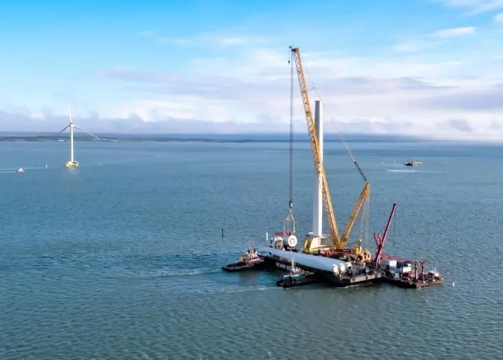 Mammoet found a solution for the installation of the four offshore wind turbines at Nissum Bredning