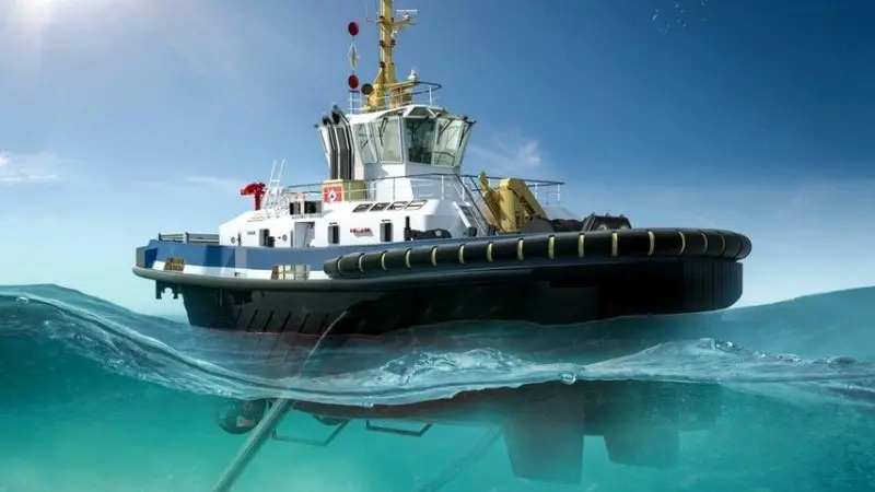 'Papillon' is the first Damen tug with Veth Z-drives (Damen)