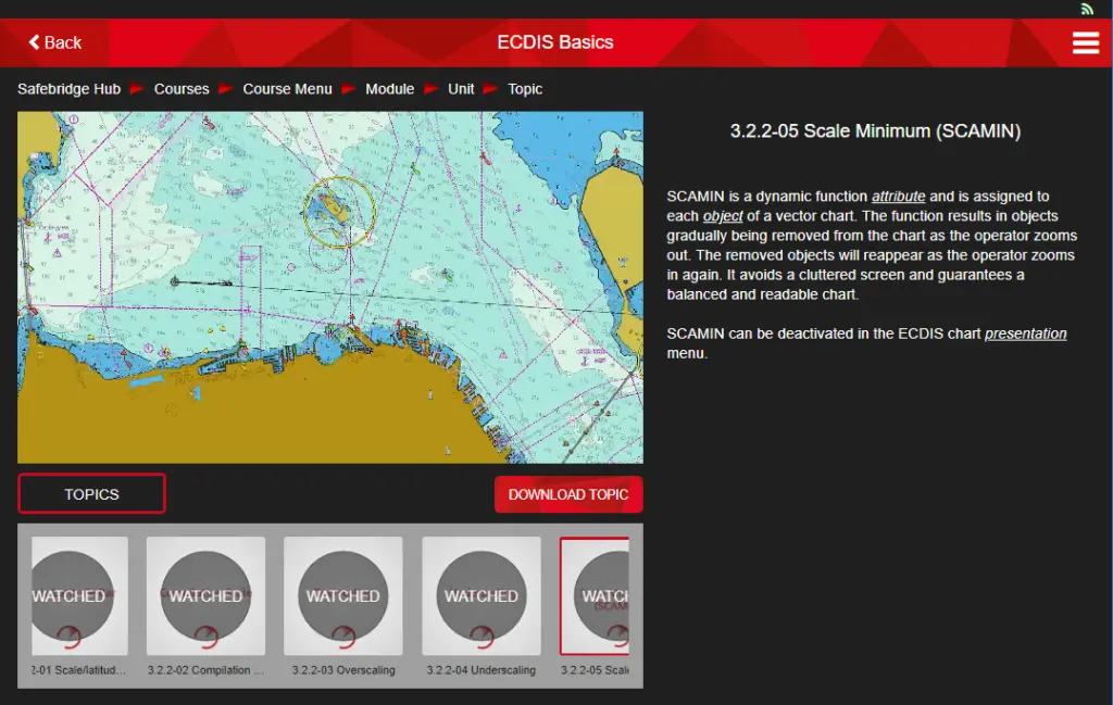 The ECDIS Basics course covers the lack of knowledge in general navigation with an objective to impart practical hands-on knowledge