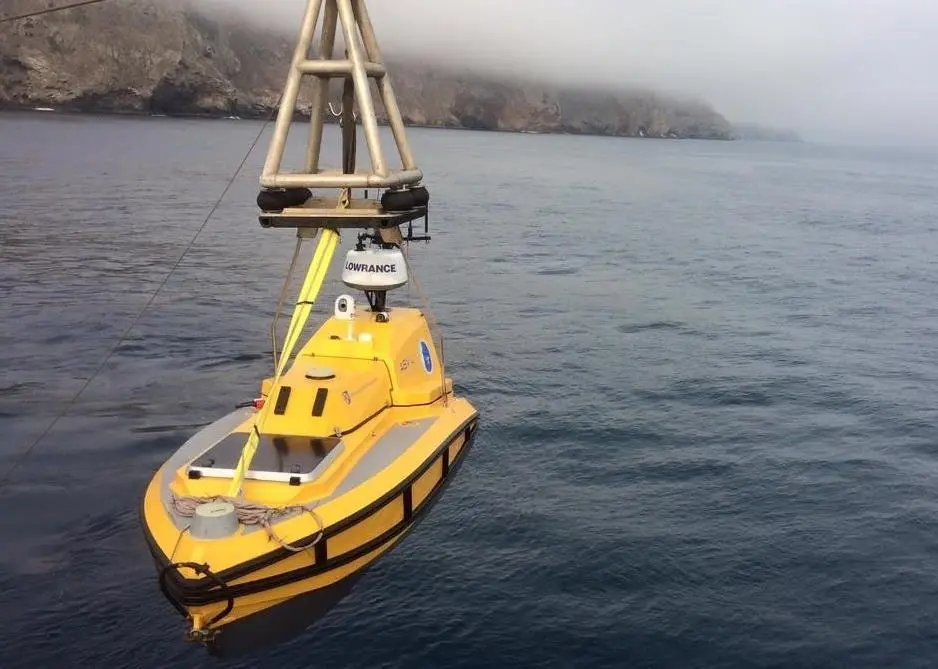 The diesel-powered C-Worker 4 can be launched from a beach trailer and operate continuously for up to 48 hours