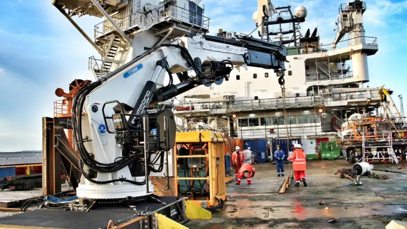 Brimmond Group’s design engineers modified the base of the crane reducing the overall footprint by half