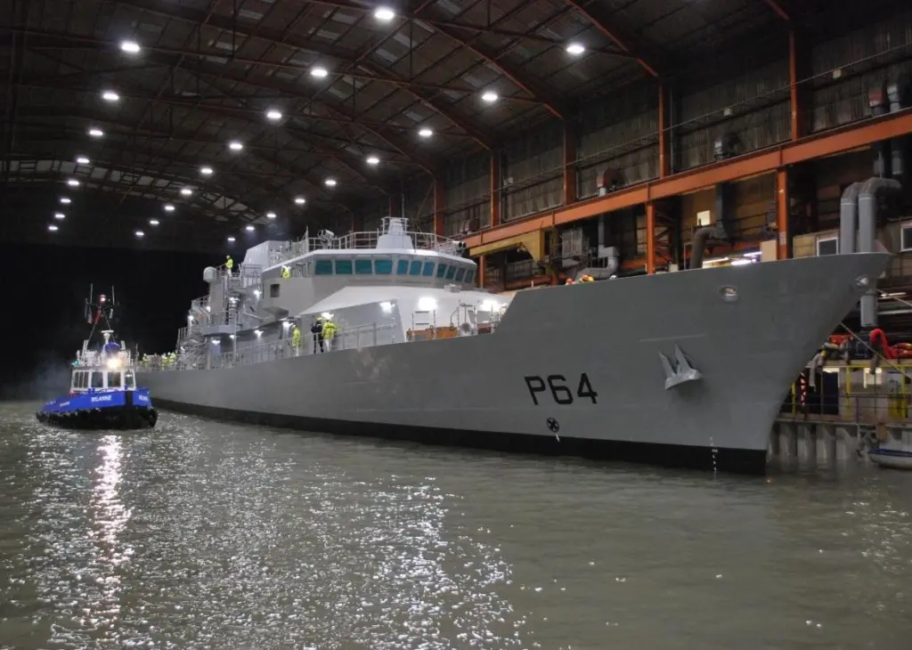The ship when completed will be named 'LÉ George Bernard Shaw'