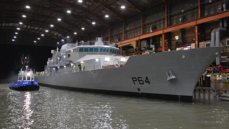 The ship when completed will be named 'LÉ George Bernard Shaw'