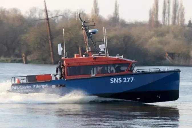 The launch and the first tests took place on the Loire