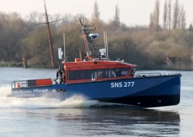 The launch and the first tests took place on the Loire