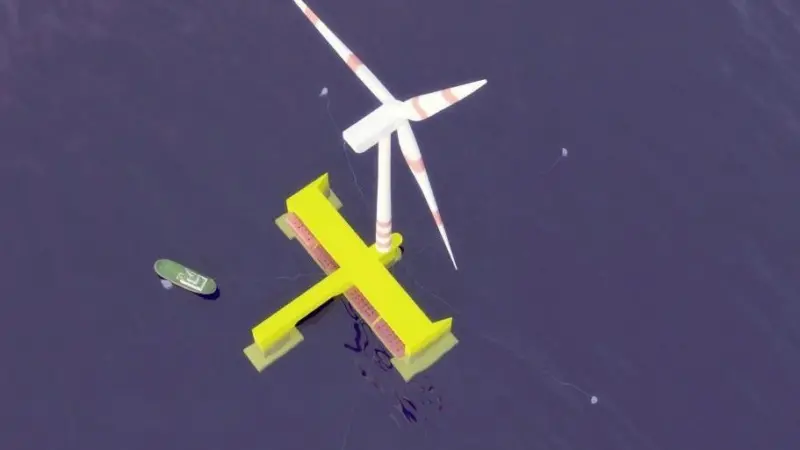 FPP’s system is based around a semi-submersible structure