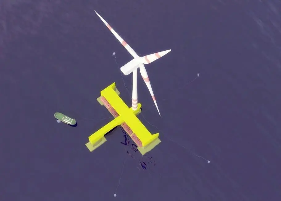 FPP’s system is based around a semi-submersible structure