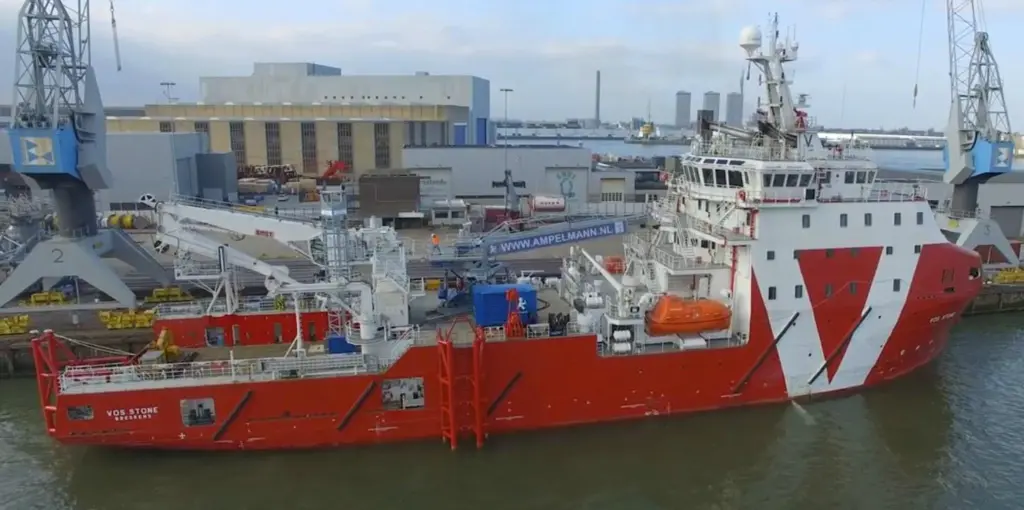 The Walk to Work system will be used to transfer personnel and essential cargo during commissioning work over the next eight months