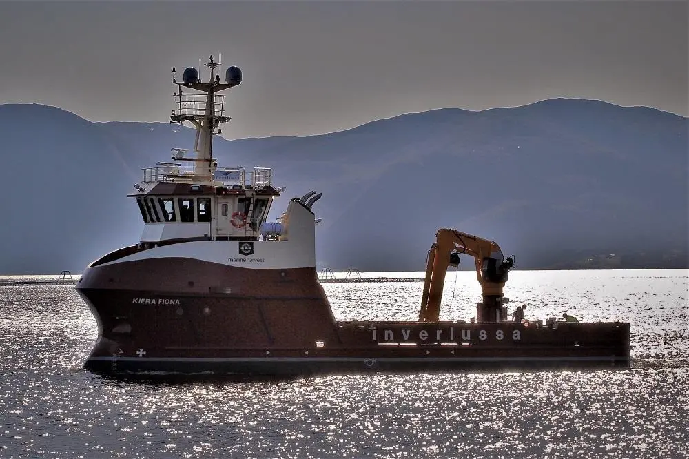 25m aquaculture workboat for Inverlussa Marine services