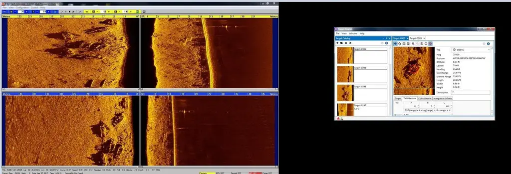 Discover Blue side scan sonar software offers the first ever Target Adaptive Software
