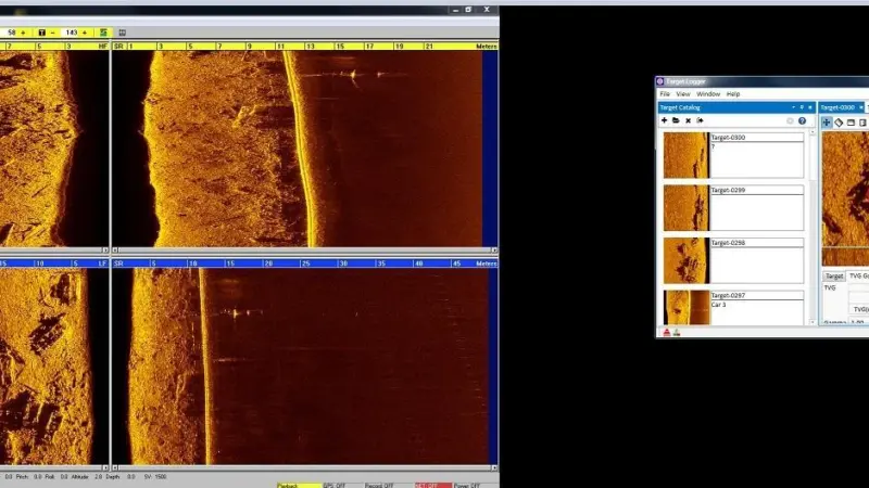 Discover Blue side scan sonar software offers the first ever Target Adaptive Software