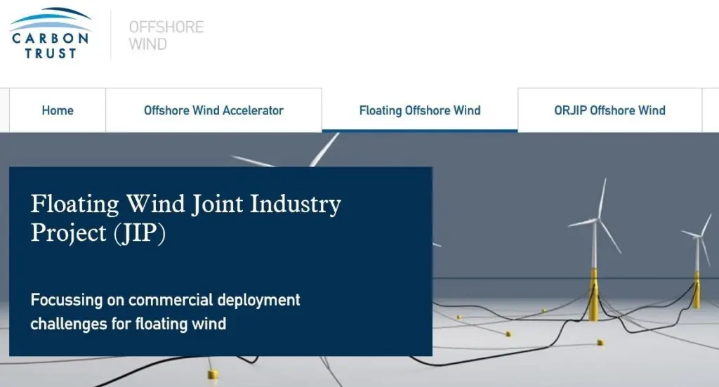 Carbon Trust’s Floating Wind Joint Industry Project