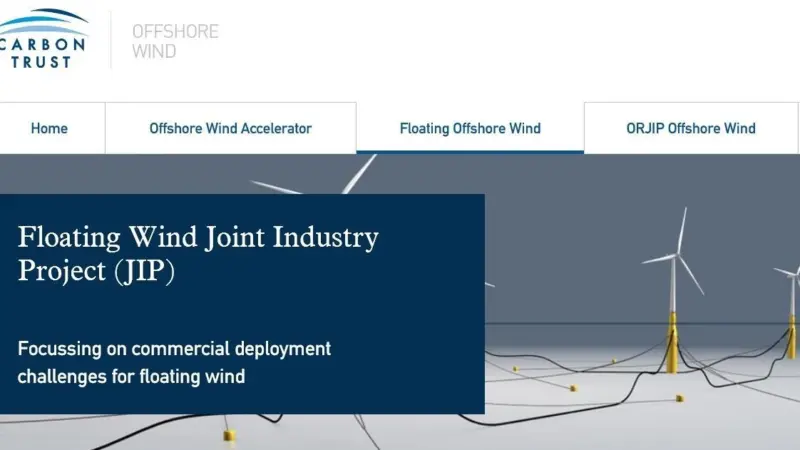 Carbon Trust’s Floating Wind Joint Industry Project