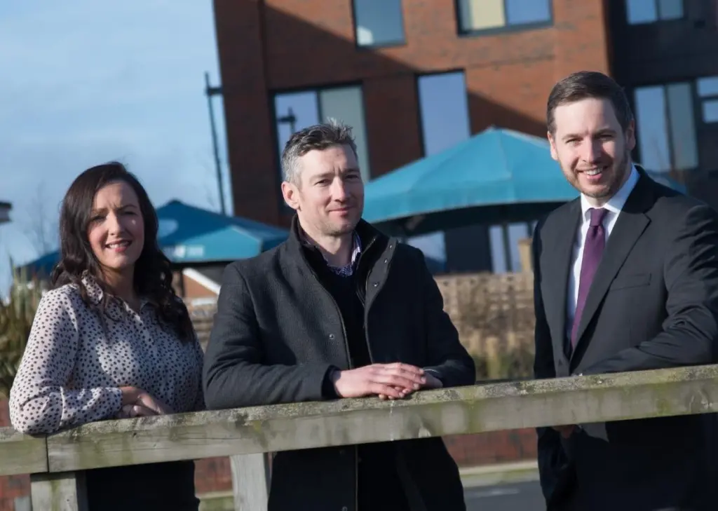 From left to right, Amy Webber of Blyth Workspace, Tony French RockSalt Subsea and John Hildreth from Energy Central