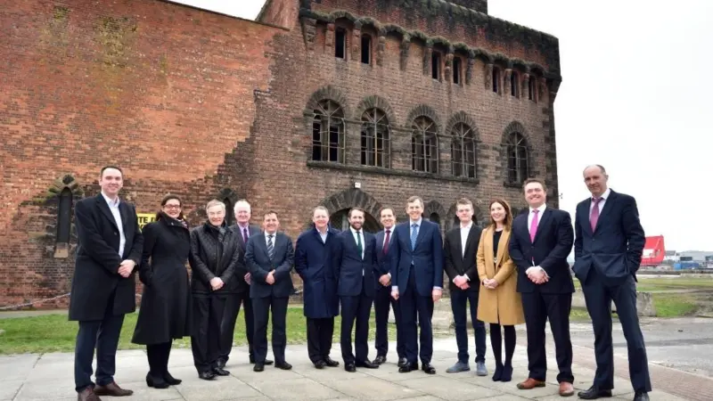 A Victorian hydraulic tower will form the centrepiece of the Maritime Knowledge Hub