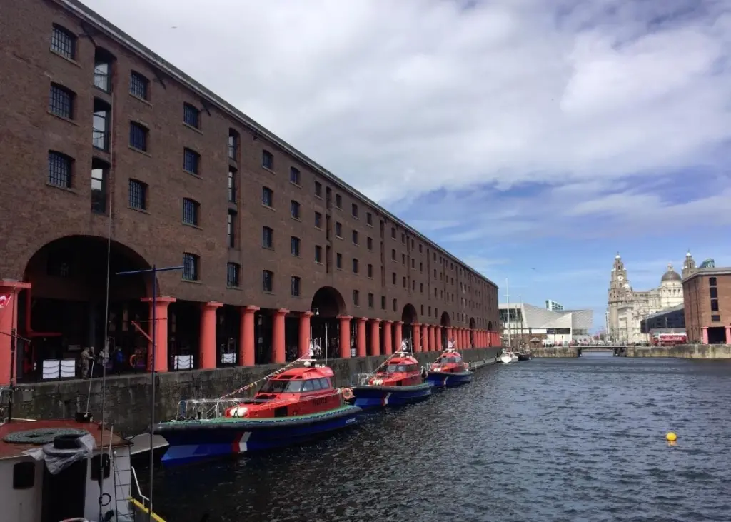 The naming ceremony took place at Liverpool's Albert Dock