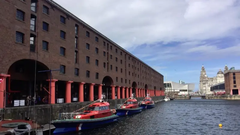 The naming ceremony took place at Liverpool's Albert Dock