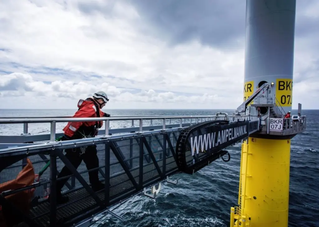 Walk to Work operations are becoming increasingly vital in the offshore renewable industry (Photo: Siemens)