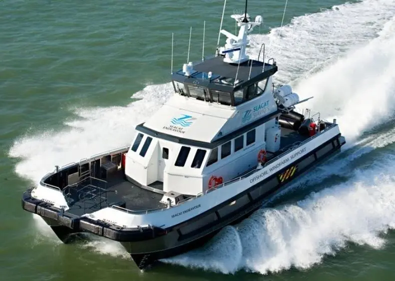 'Seacat Endeavour', one of the 14 vessels of the Seacat Fleet