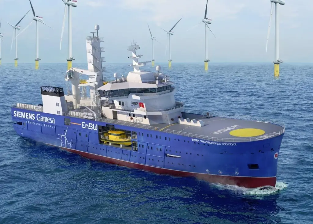 Once delivered, in mid 2019, the SOV will have a base port of Emden, Germany