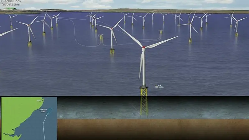 The Beatrice offshore wind project is Scotland’s largest offshore development to date