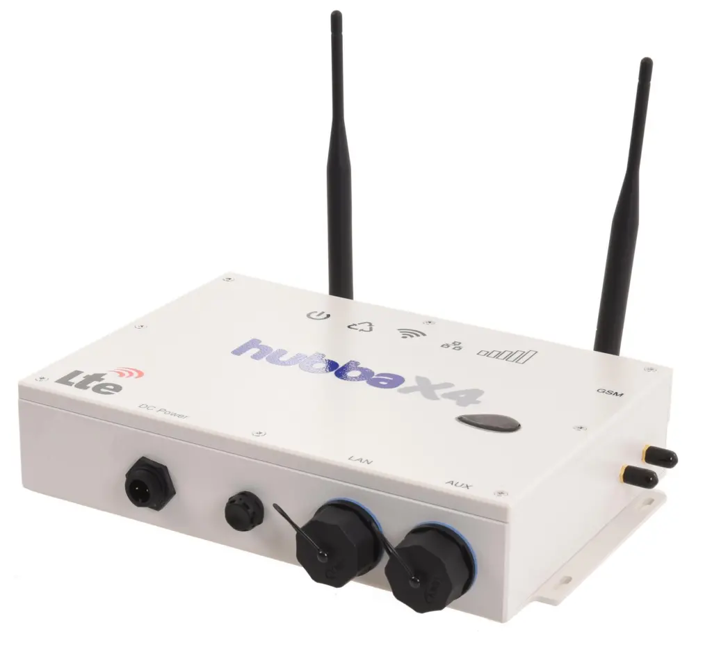 The Hubba X4 Global is a multiband, multi-protocol, dual SIM, LTE data router designed for the maritime sector