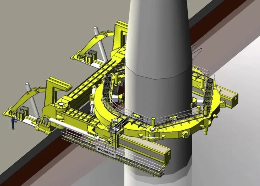 The technology should offer substantial savings on installation work in the offshore wind farm sector