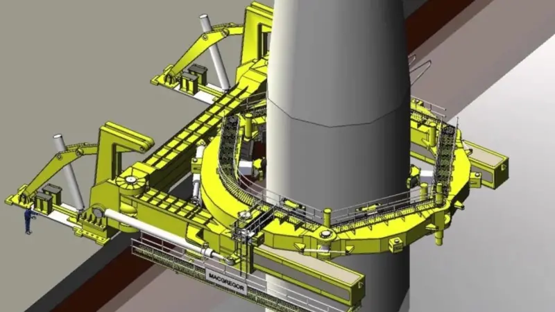 The technology should offer substantial savings on installation work in the offshore wind farm sector