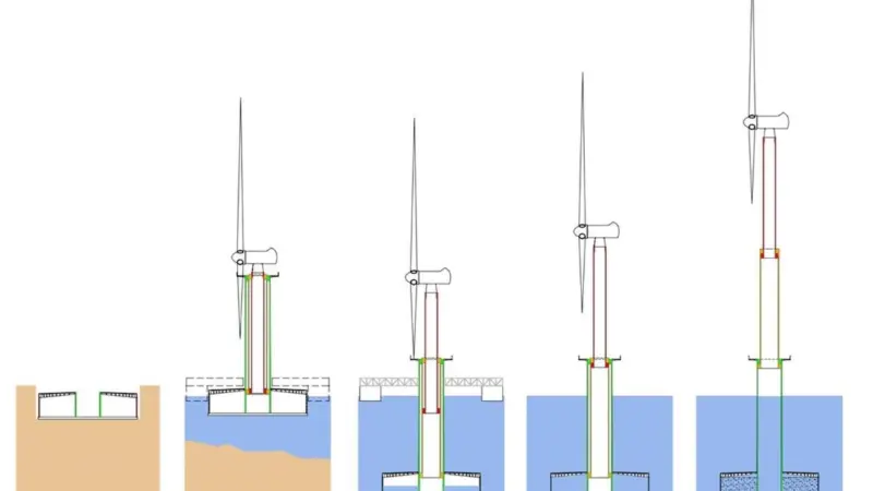 The five phases of Elican manufacture and deployment