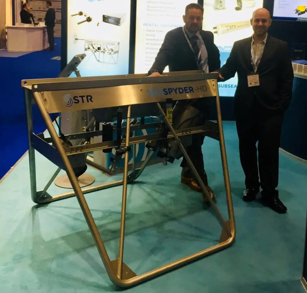 The SeaSpyder HD, developed by the STR team, on show at Oceanology