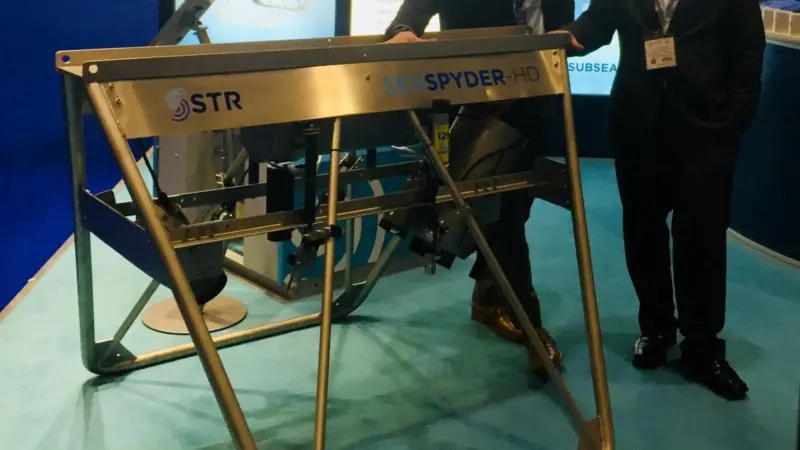 The SeaSpyder HD, developed by the STR team, on show at Oceanology