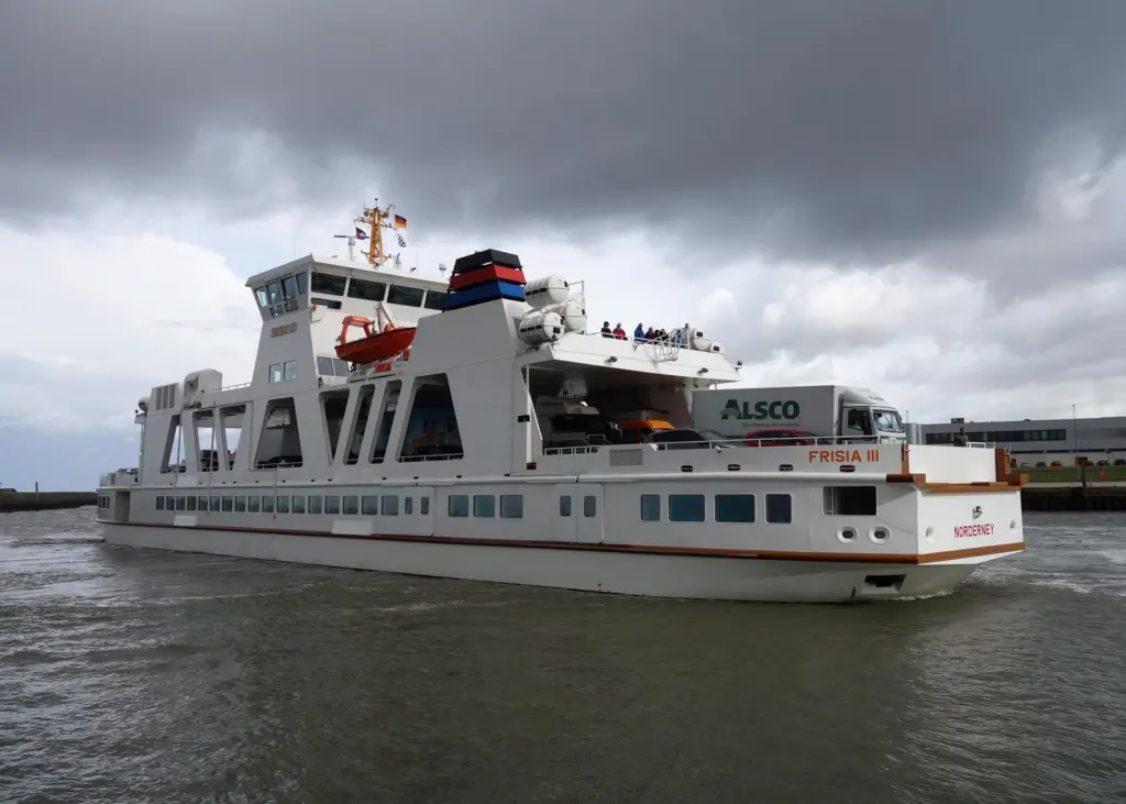 Eco-friendly hybrid ferry is nearly identical to Frisia lll
