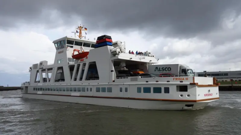 Eco-friendly hybrid ferry is nearly identical to Frisia lll