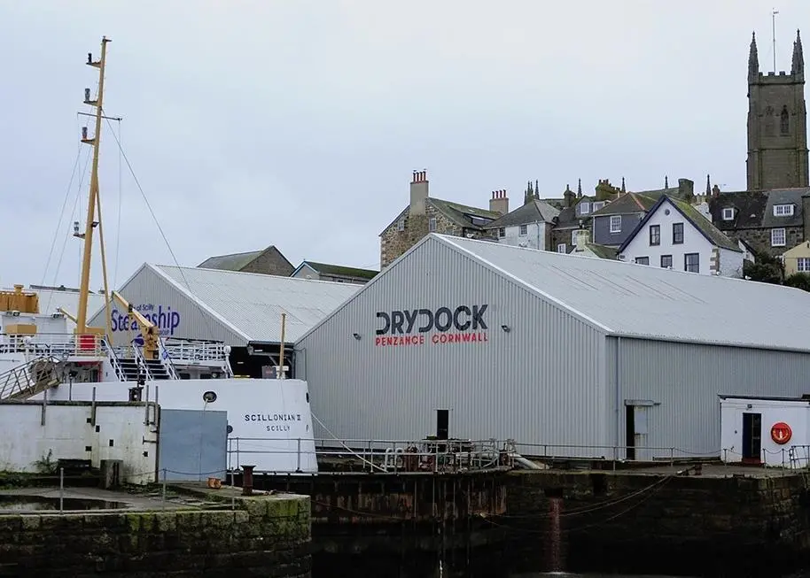 Penzance Dry Dock claims to be Europe’s oldest dry dock and a part of the Isles of Scilly Steamship Group