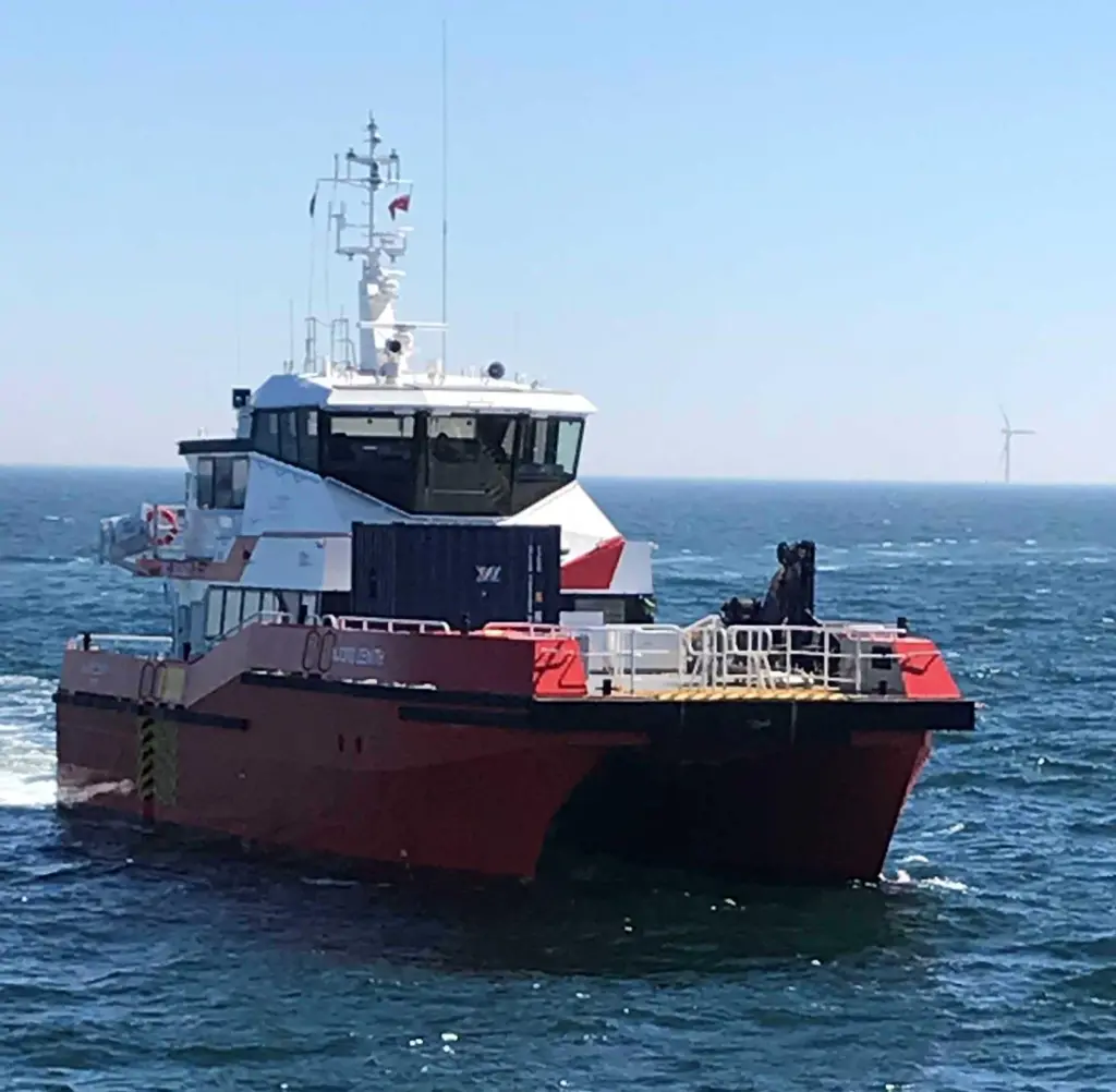 Njord Offshore’s new support vessel, ‘Zenith’, designed by BMT Nigel Gee