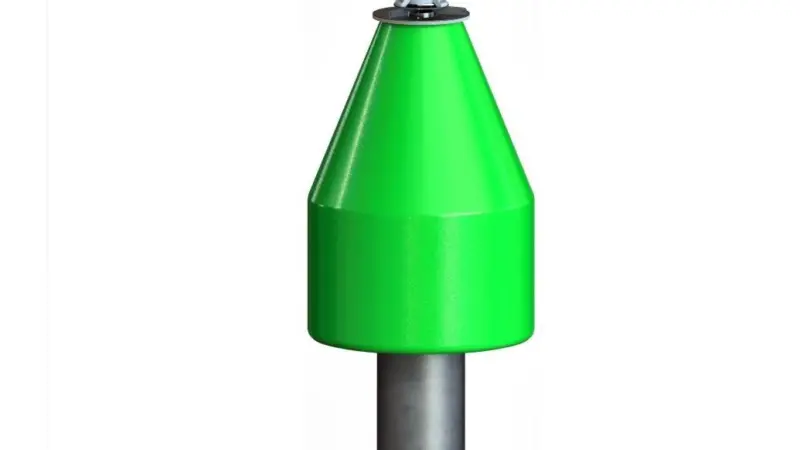 Almarin's buoy for rivers or channels with a large amplitude of water level variation