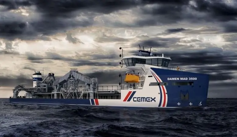 The new Damen dredger featuring Wärtsilä propulsion equipment